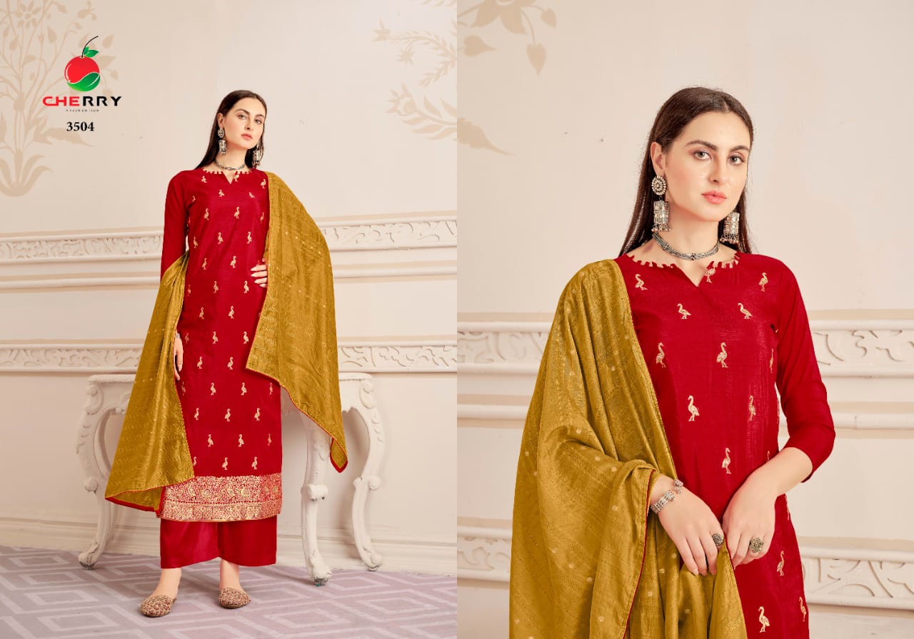 Cherry Jitta Festive Wear Fancy Wholesale Designer Salwar Suits